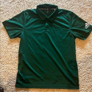 Adidas Men's Green Polo Shirt